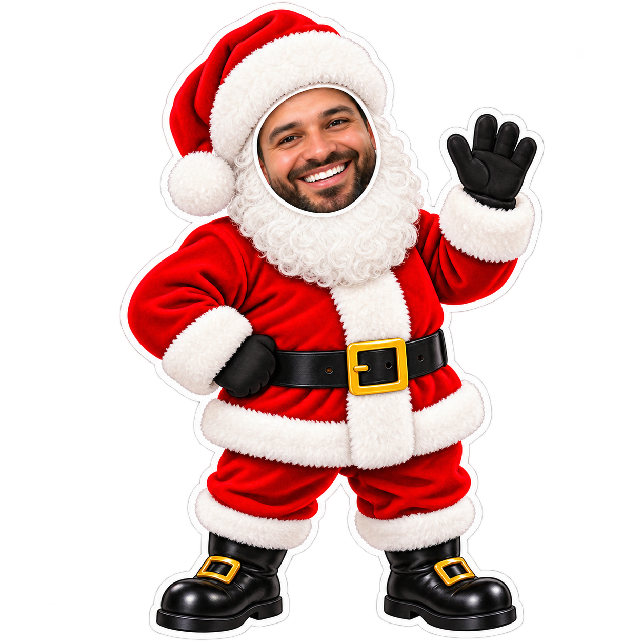 Modelo de personagem natalino: Papai Noel
